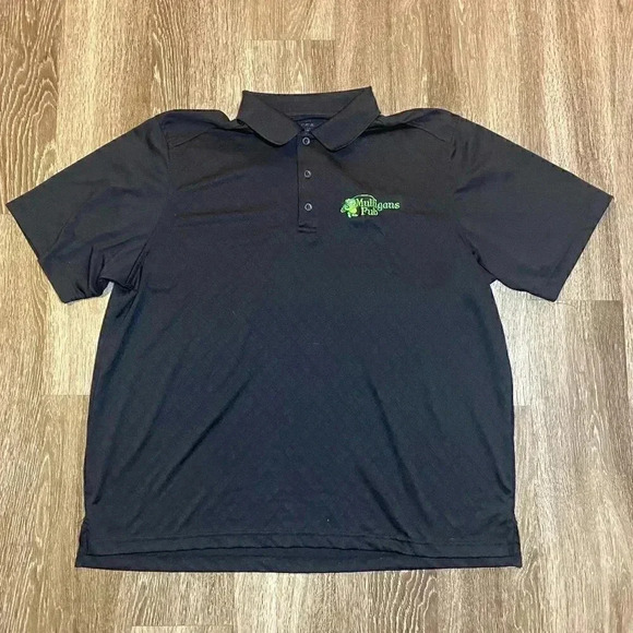 Other - Mens Black Mulligans Pub Polo - XXL
